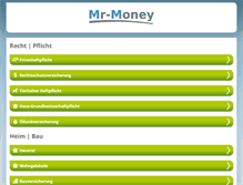 Tablet Screenshot of mr-money.de